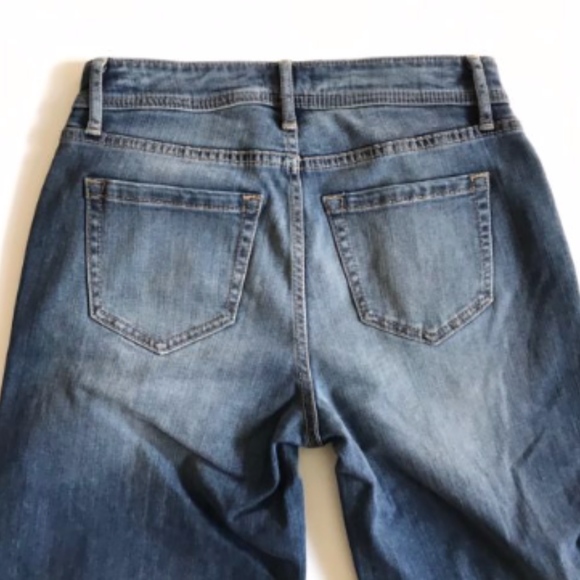 NWT Chelsea28 Denim Crop Jeans 2 Wide Leg NEW Blue - Picture 8 of 8